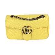 Gucci Vintage Pre-owned Laeder gucci-vskor Yellow, Dam