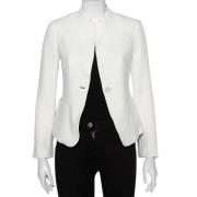 Armani Pre-owned Pre-owned Tyg ytterklder White, Dam