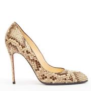 Christian Louboutin Pre-owned Pre-owned Laeder klackskor Brown, Dam