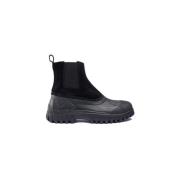 Diemme Balbi Svart Mocka Chelsea Duck Boot Black, Herr