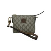 Gucci Vintage Pre-owned Canvas gucci-vskor Beige, Dam