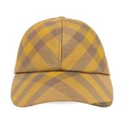 Burberry Rutig baseballkeps Multicolor, Herr