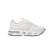 Premiata Vita Nylon- och Mockasneakers White, Herr