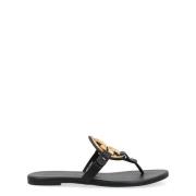 Tory Burch Mjuk Svart Metall Miller Black, Dam