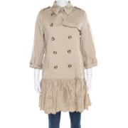 Valentino Vintage Pre-owned Bomull ytterklder Beige, Dam