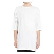 Thom Krom Kräm Oversize Modal Bomull T-Shirt White, Herr