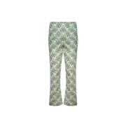 La DoubleJ Slim-Leg Capri Byxor Green, Dam