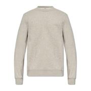 Woolrich Sweatshirt med logotyp Gray, Herr