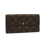 Louis Vuitton Vintage Pre-owned Belagd canvas plnbcker Brown, Dam