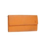 Louis Vuitton Vintage Pre-owned Laeder plnbcker Orange, Dam