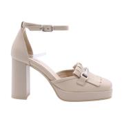 Nerogiardini Elegant Mary Jane Pump - Bradfield Beige, Dam