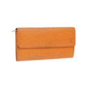 Louis Vuitton Vintage Pre-owned Laeder plnbcker Orange, Dam