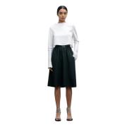 Ahlvar Gallery Lola cropped silkesblus White, Dam