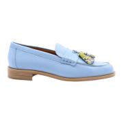 Pertini Stiliga Schelle Loafers Blue, Dam