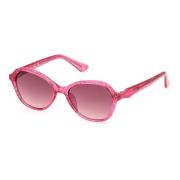 Guess Junior Sunglasses in Pink/Brown Pink Shaded Pink, Unisex