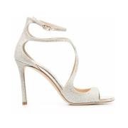 Jimmy Choo Sandalerer med höga klackar White, Dam