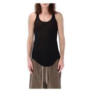 Rick Owens Ärmlös Tank Top med Logotypband Black, Herr