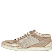 Jimmy Choo Pre-owned Pre-owned Laeder sneakers Yellow, Dam