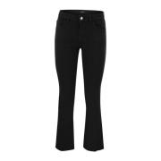 Fay Flared Jeans Black, Dam