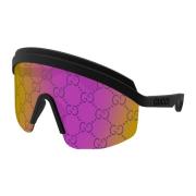 Gucci Fashion Show Sunglasses - Black/Pink Logo Multicolor, Dam