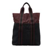 Hermès Vintage Pre-owned Canvas totevskor Red, Dam