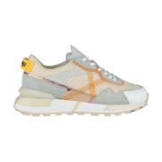 Munich Orangea Casual Textil Sneakers för Kinnor Multicolor, Dam