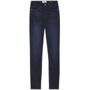 Frame Skinny Jeans Blue, Dam