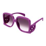 Gucci Fuchsia/Violet Shaded Sunglasses Purple, Dam