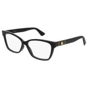 Gucci Black Eyewear Frames Black, Unisex