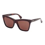 Max Mara Sunglasses Logo 2 Mm0012 Brown, Dam