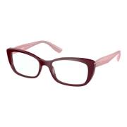 Miu Miu Burgundy Pink Eyewear Frames Pink, Dam