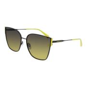 Calvin Klein Jeans Black/Green Shaded Sunglasses Multicolor, Dam