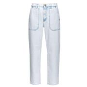 Pinko Straight Jeans Blue, Dam