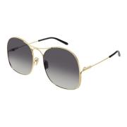 Chloé Gold/Grey Shaded Sunglasses Yellow, Dam