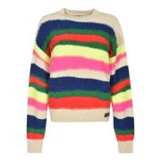 Dsquared2 Round-neck Knitwear Multicolor, Dam