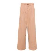 Pinko Wide Trousers Brown, Dam