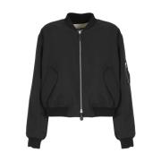 Jil Sander Bomber Jackets Black, Herr