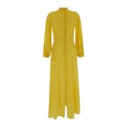 Crida Milano Maxi Dresses Yellow, Dam
