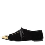 Giuseppe Zanotti Pre-owned Pre-owned Sammet lgskor Black, Dam