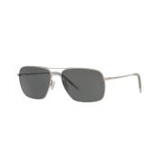 Oliver Peoples Silver/Midnight Express Vfx Solglasögon Gray, Herr