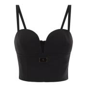 Elisabetta Franchi Tops Black, Dam