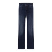 MAC Straight Jeans Blue, Dam