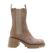 Mimmu Stiliga Chelsea Boots för kvinnor Beige, Dam