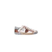 Philippe Model Vit Rosa Paris Sneakers Läder Mocka White, Dam