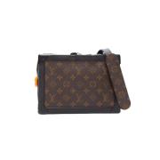 Louis Vuitton Vintage Pre-owned Canvas crossbodyvskor Brown, Dam