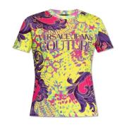 Versace Jeans Couture Bomull T-shirt Multicolor, Dam