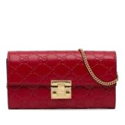 Gucci Vintage Pre-owned Laeder handvskor Red, Dam