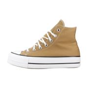 Converse Höj din sneaker game med Ctas Lift HI Brown, Dam