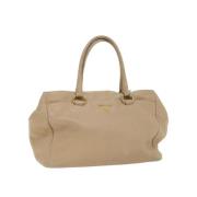 Prada Vintage Pre-owned Laeder prada-vskor Beige, Dam