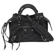 Balenciaga Vintage Pre-owned Canvas totevskor Black, Dam